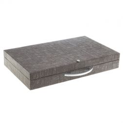 Каменные нарды с гравировкой &amp;quot; Герб РФ&amp;quot; из габбро-диабаза