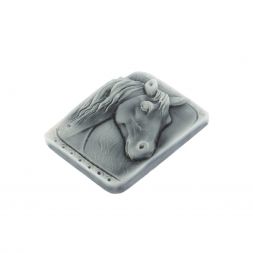 Магнит "Голова лошади" из мрамолита