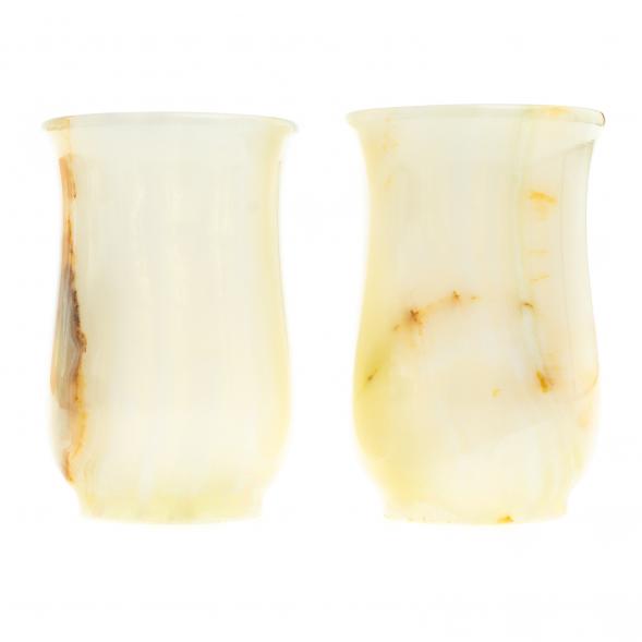 Набор стаканов 2 шт в футляре камень оникс 150 мл 6,2х9,2 см (2,5х4) 123926