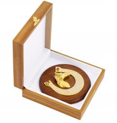 Панно на тарелке &amp;quot;Подкова на счастье&amp;quot; 16 см