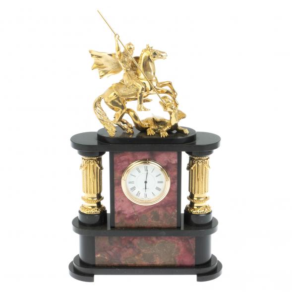 Часы &amp;quot;Георгий Победоносец&amp;quot; камень родонит 125549