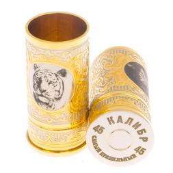 Набор из двух стопок "Тигр" 40 мл Златоуст