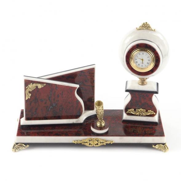 Настольный прибор &amp;quot;Компакт&amp;quot; из мрамора 119289