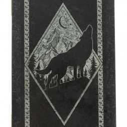 Нарды каменные &amp;quot;Волк и медведь. Роза ветров&amp;quot; из габбро-диабаза