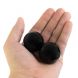 Шары массажные 3,5 см из черного обсидиана 128329