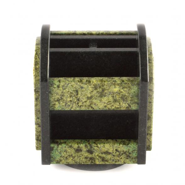 Набор канцелярский органайзер с часами и гербом РФ вращающийся 121244