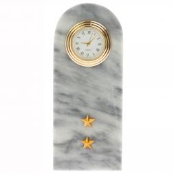 Часы из натурального камня "Погон прапорщик МВД"