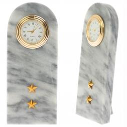 Часы из натурального камня "Погон прапорщик МВД"