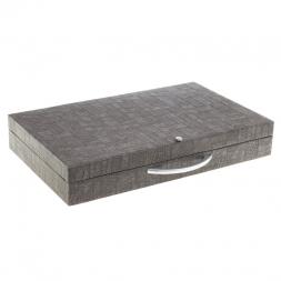 Нарды с гравировкой "Отечественная война" из камня гранит