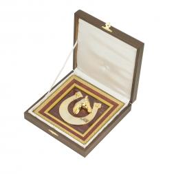 Панно &amp;quot;Подкова на удачу&amp;quot; яшма