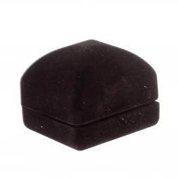 Запонки камень чароит закругленные