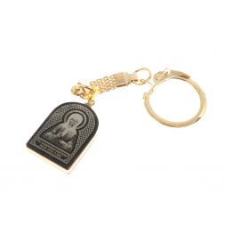 Брелок-кулон оберег "Матрона Московская" камень обсидиан