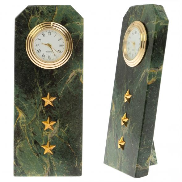 Часы погон &amp;quot;Старший прапорщик ВС&amp;quot; из змеевика 129850