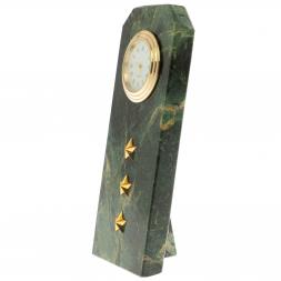 Часы погон "Старший прапорщик ВС" из змеевика