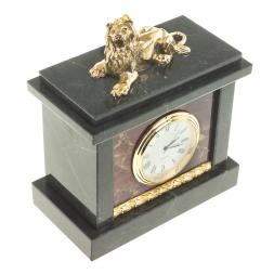 Часы из яшмы &amp;quot;Лев&amp;quot;