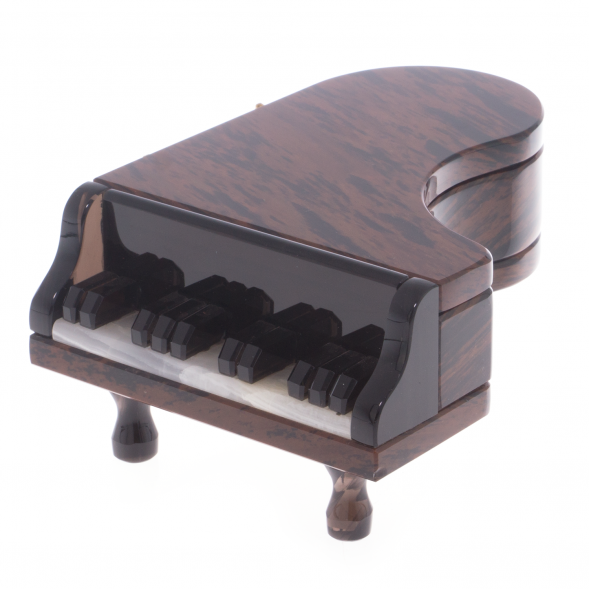 Шкатулка &amp;quot;Рояль&amp;quot; из коричневого обсидиана 121978