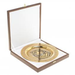 Тарелка с гравюрой "Тигр" 22,5 см Златоуст