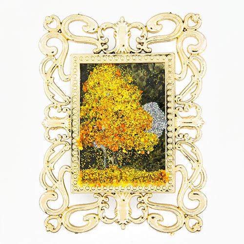 Магнит с рисунком &amp;quot;Багет&amp;quot; камень змеевик 113968