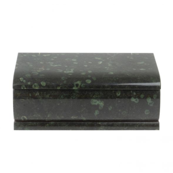 Шкатулка &amp;quot;Купюра&amp;quot; из темно-зеленого змеевика 127469