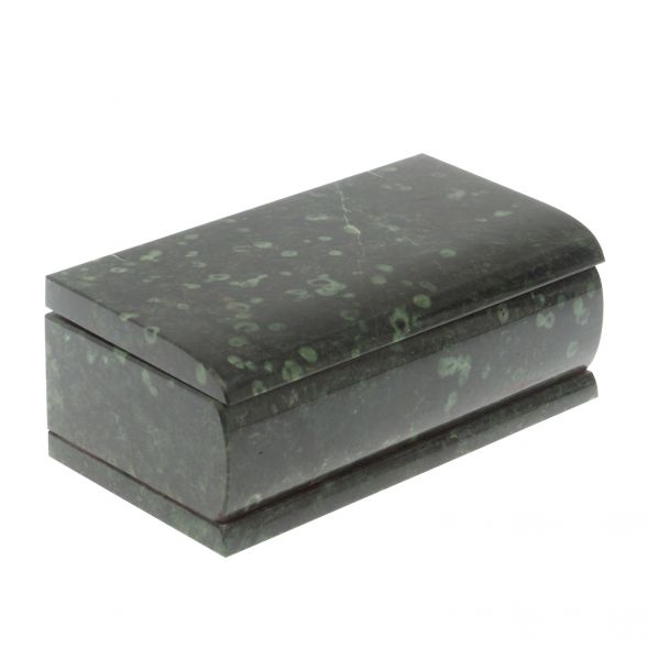 Шкатулка &amp;quot;Купюра&amp;quot; из темно-зеленого змеевика 127469