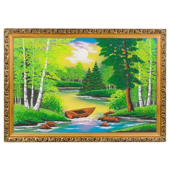 Картина &amp;quot;Лето&amp;quot; багет 40х60 см, каменная крошка 119662