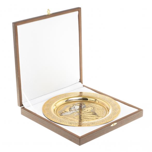 Тарелка с гравюрой &amp;quot;Лось&amp;quot; 22,5 см Златоуст 123295