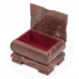 Шкатулка лемезит 9х6,5х6 см