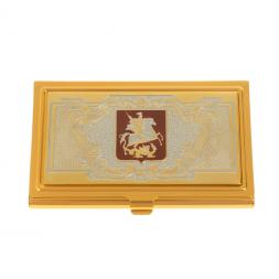 Карманная визитница "Георгий Победоносец" Златоуст