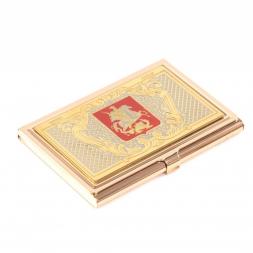 Карманная визитница "Георгий Победоносец" Златоуст