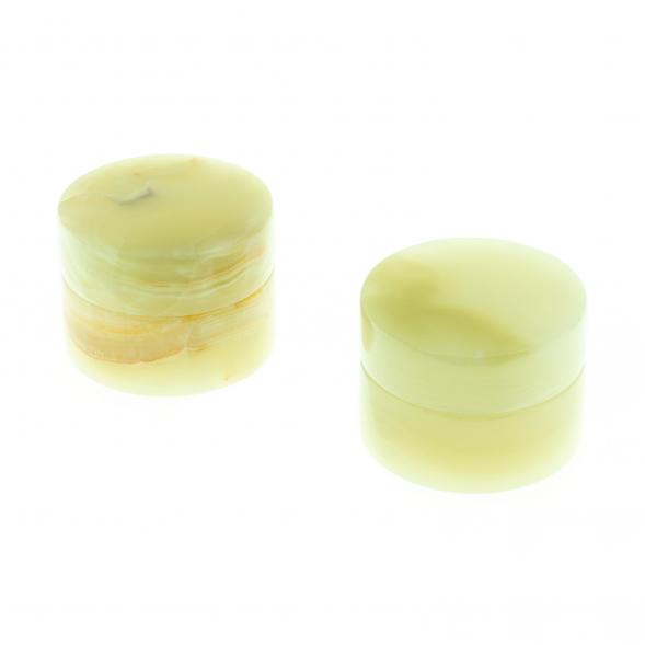 Шкатулка &amp;quot;Пудреница&amp;quot; из оникса 6х6х4,5 см (2,5) 124347