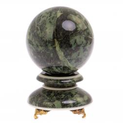 Шар из змеевика &amp;quot;Антистресс&amp;quot; 10 см на подставке