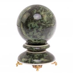 Шар из змеевика &amp;quot;Антистресс&amp;quot; 10 см на подставке