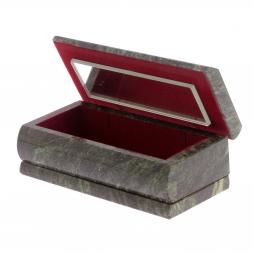 Шкатулка Хозяйка медной горы змеевик 14х7х5 см