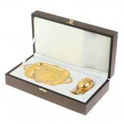 Рюмка на подносе "Узор" 50 мл Златоуст