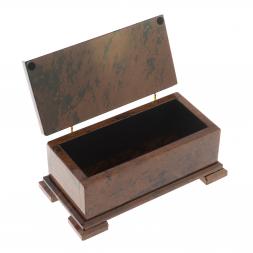 Шкатулка с иконой "Святые лики" камень обсидиан 18,5х10х7,5 см