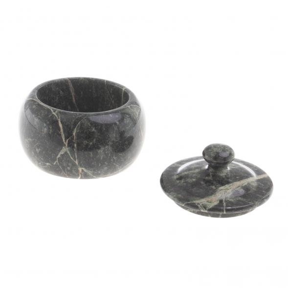 Сахарница камень змеевик 9х8 см 113763