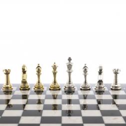 Шахматы турнирные &amp;quot;Стаунтон&amp;quot; доска 40х40 см мрамор