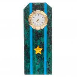 Часы &amp;quot;Погон майор ВВС, ВКС, ВДВ&amp;quot; камень змеевик