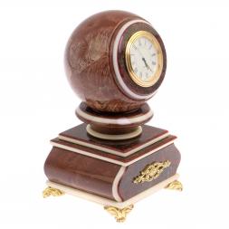 Часы с шаром "Антистресс" из лемезита 10 см