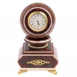 Часы с шаром "Антистресс" из лемезита 10 см