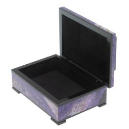 Ларец из чароита 12х8,5х6 см