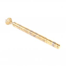 Подарочная шариковая ручка &amp;quot;Герб России&amp;quot; в деревянном футляре Златоуст