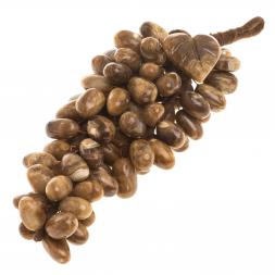 Сувенир "Гроздь винограда" коричневый оникс 100 ягод