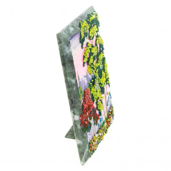 Панно из камня на подставке &amp;quot;Лето&amp;quot; 11,5х15 см 116898