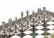 Шахматы турнирные &amp;quot;Стаунтон&amp;quot; 28х28 см из мрамора и металла 120760