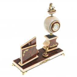 Письменный мини-набор &amp;quot;Святой Георгий&amp;quot; камень мрамор