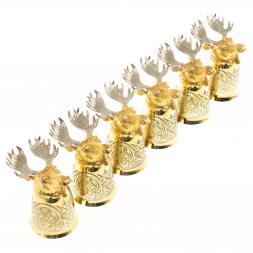 Стопки перевертыши &amp;quot;Лось&amp;quot; набор 6 шт Златоуст