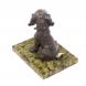 Статуэтка из бронзы &amp;quot;Спаниель&amp;quot; змеевик 126544