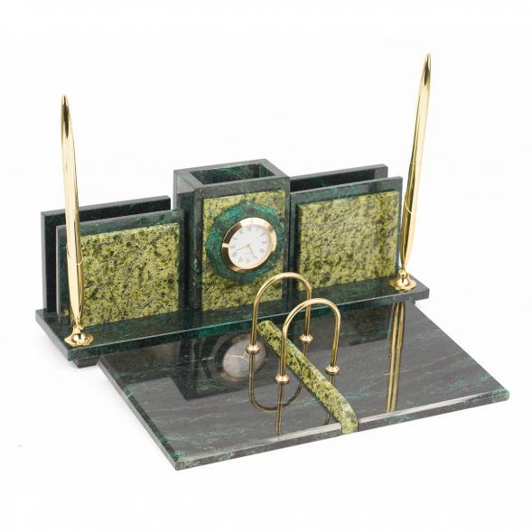 Письменный прибор &amp;quot;Офисный&amp;quot; с подставкой под перекидной календарь 118106