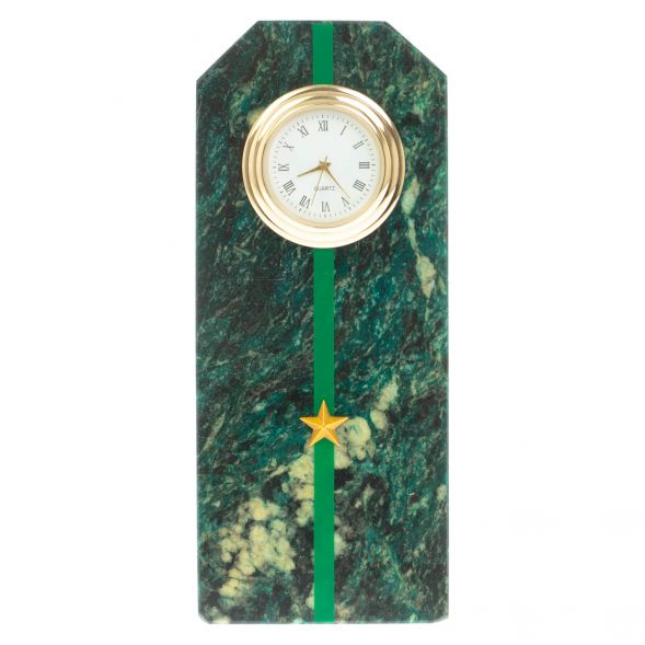 Часы-погон &amp;quot;Младший лейтенант прокуратуры РФ&amp;quot; камень змеевик 129161